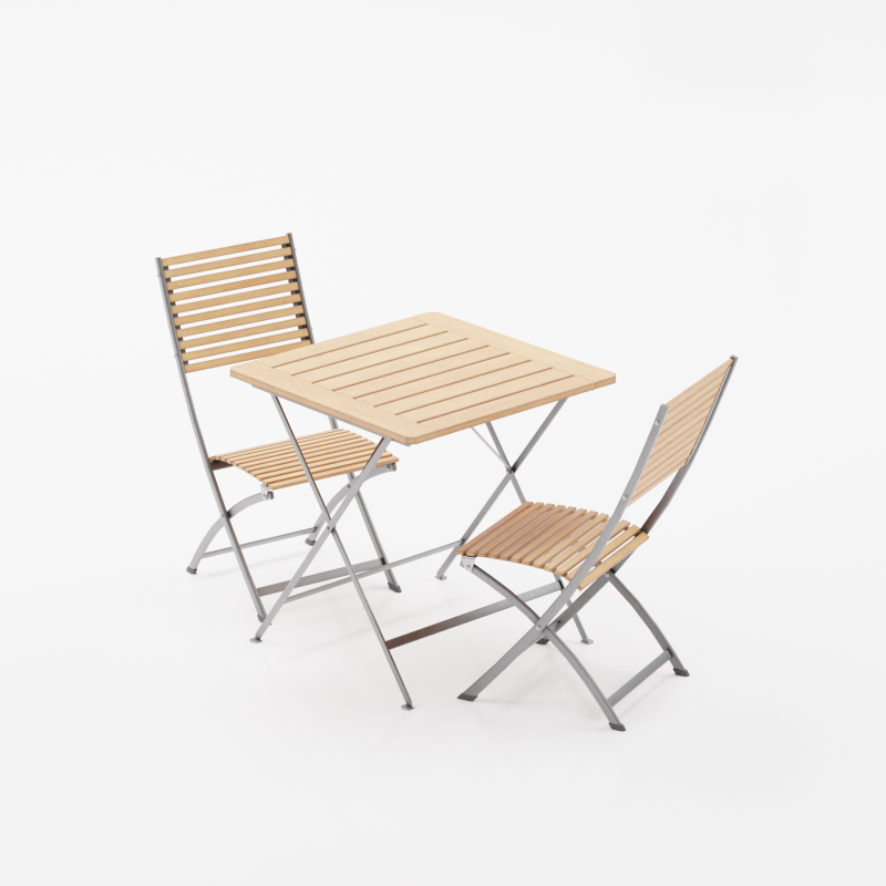 Iron table chair discount