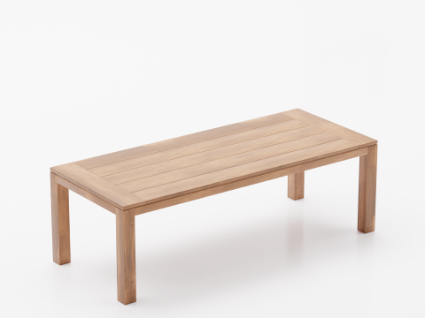 Wooden table Model 3D