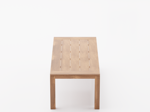 Wooden table Model 3D
