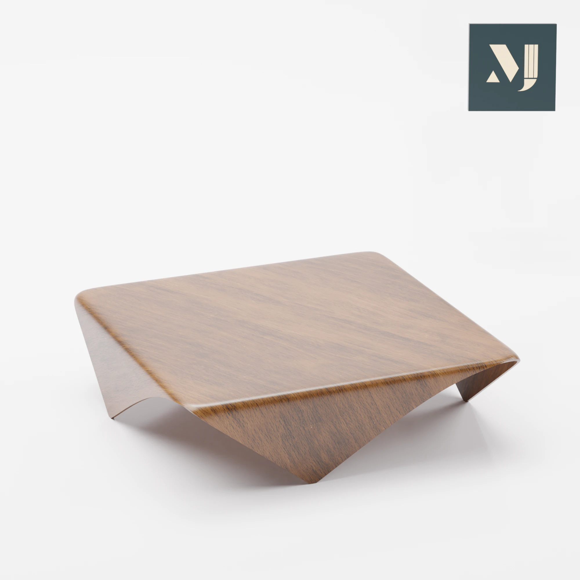 Wooden table 3D Model .c4d .max .obj .3ds .fbx .stl .blend 