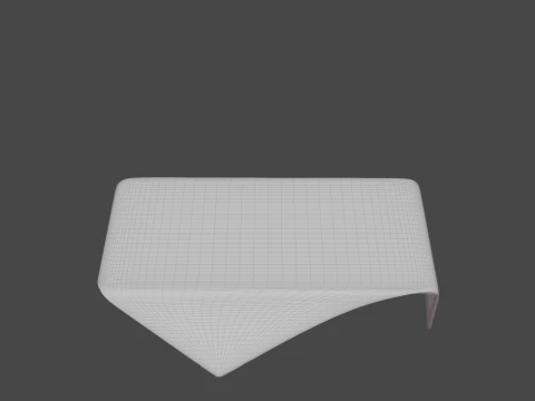 Wooden table 3D Model