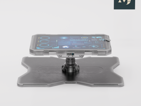Mechanical cyber table 3D Model