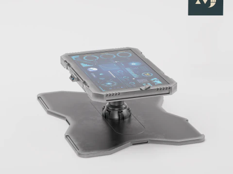 Mechanical cyber table 3D Model