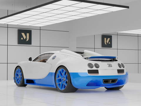 Car Bugatti Veyron 3D Model