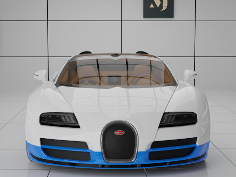 Car Bugatti Veyron 3D Model