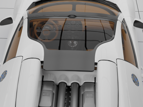 Car Bugatti Veyron 3D Model