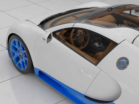 Car Bugatti Veyron 3D Model
