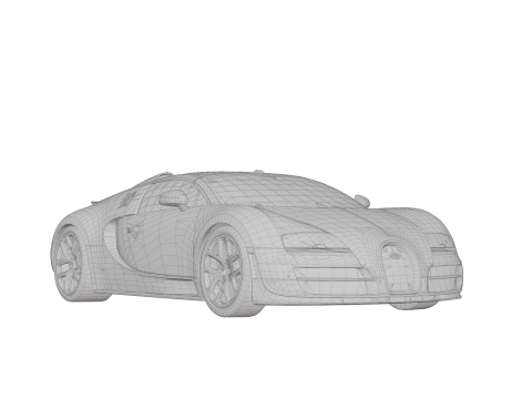 Car Bugatti Veyron 3D Model