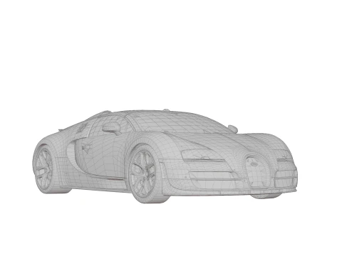 Car Bugatti Veyron 3D Model