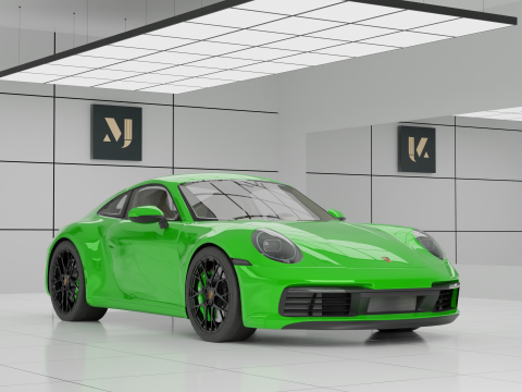 Car porsche 911 Modello 3D