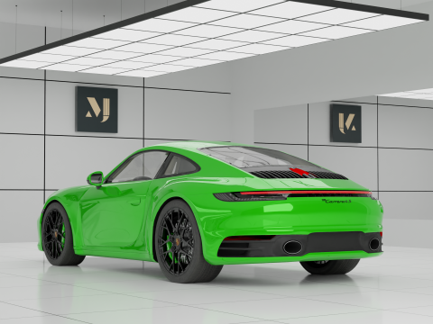 Car porsche 911 Modello 3D