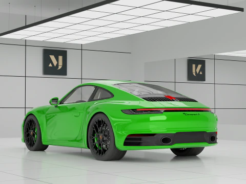 Car porsche 911 3D Model
