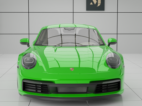 Car porsche 911 Modello 3D