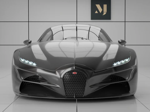 Car Bugatti 3D Model