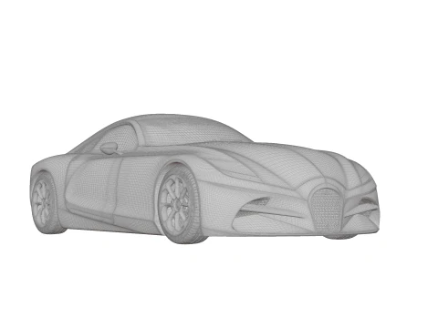 Car Bugatti 3D Model