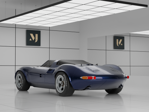 Car Jaguar-X13 Modelo 3D
