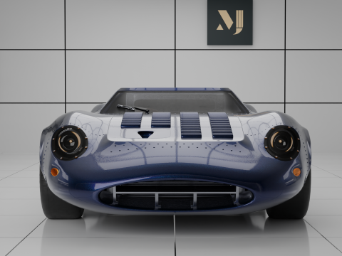 Car Jaguar-X13 Modelo 3D