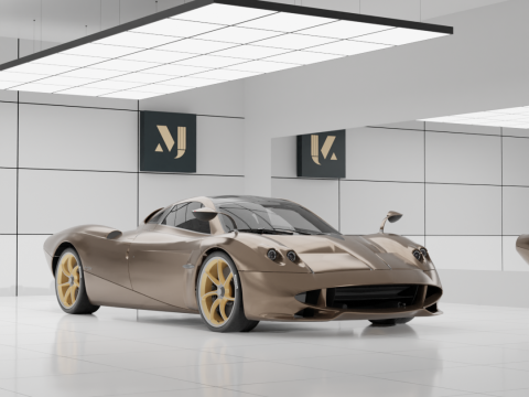 Pagani Huayra Codalunga 3D Model