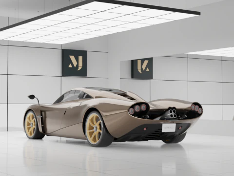 Pagani Huayra Codalunga 3D Model