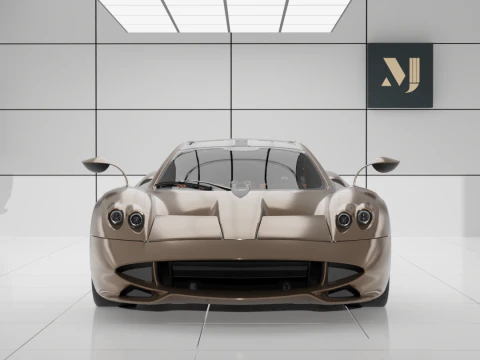 Pagani Huayra Codalunga 3D Model
