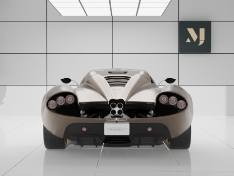 Pagani Huayra Codalunga Modello 3D