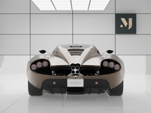 Pagani Huayra Codalunga 3D Model