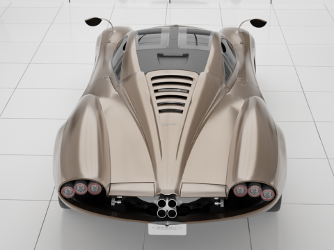 Pagani Huayra Codalunga Modello 3D