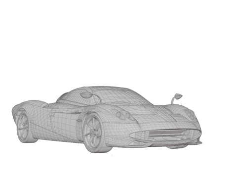 Pagani Huayra Codalunga Modello 3D