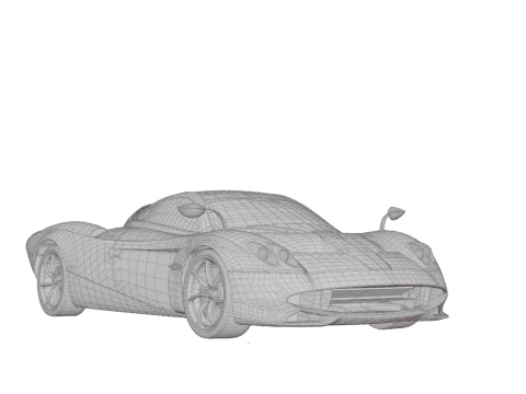Pagani Huayra Codalunga 3D Model