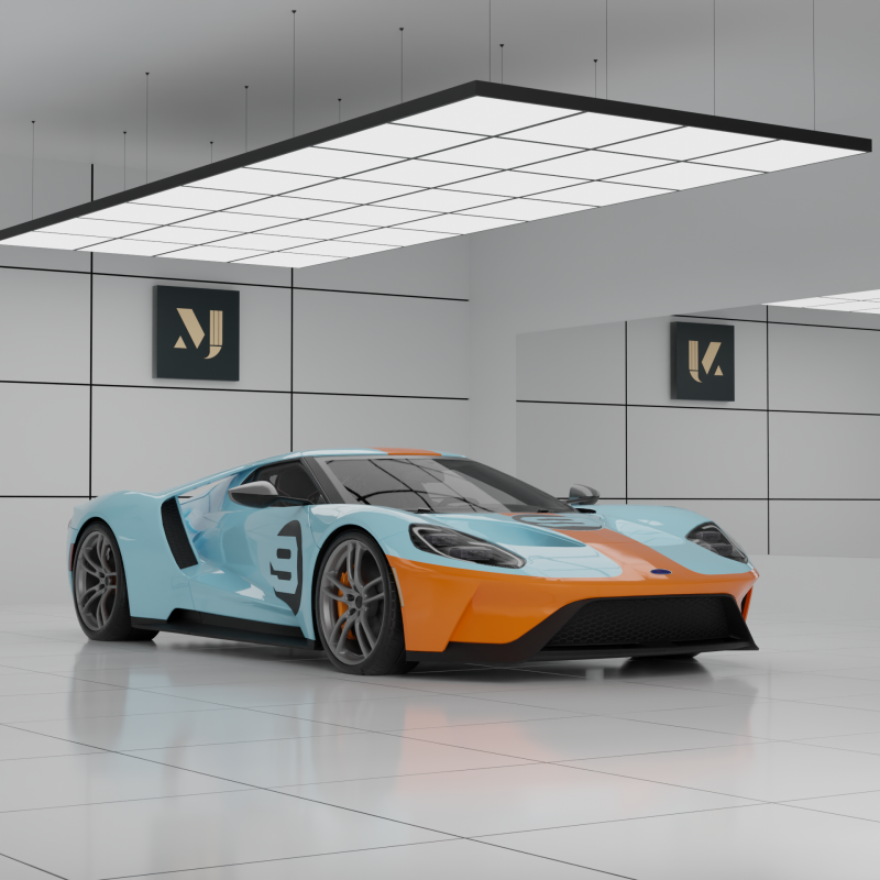 Car GT Heritage Edition 3D Model .c4d .max .obj .3ds .fbx .stl .blend 