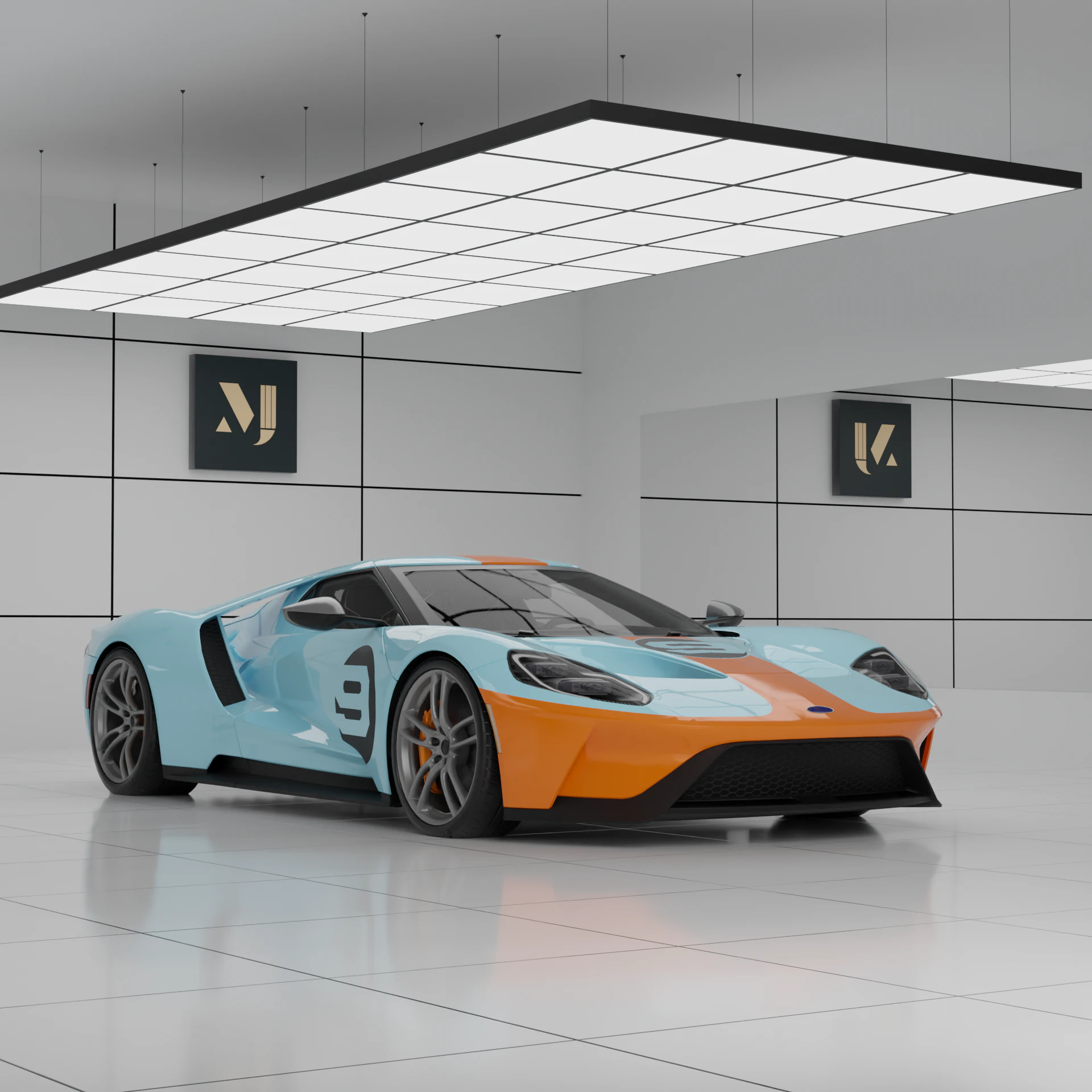 Car GT Heritage Edition 3D Model .c4d .max .obj .3ds .fbx .stl .blend