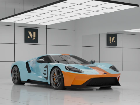 Автомобіль GT Heritage Edition 3D Модель