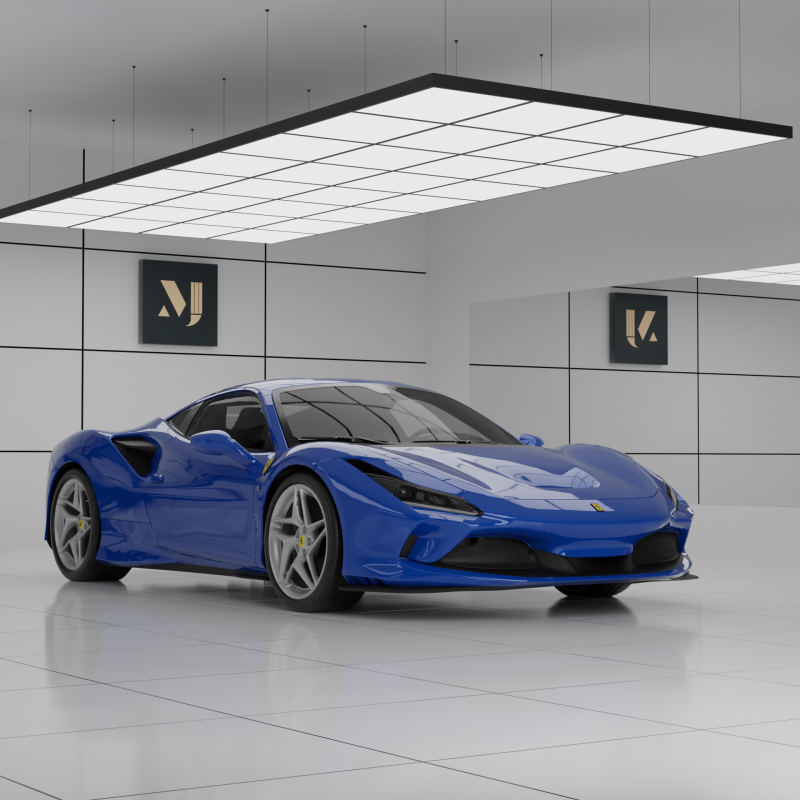 Ferrari F8 Tributo 3D Model .c4d .max .obj .3ds .fbx .stl .blend 