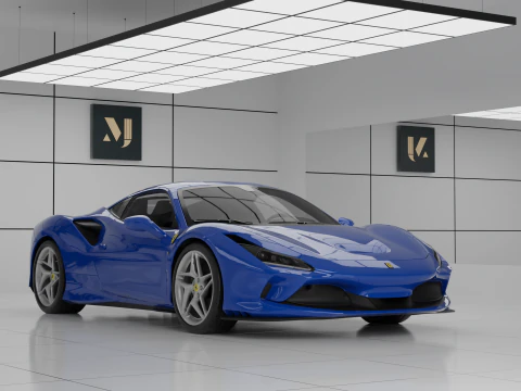Ferrari F8 Tributo 3D Model