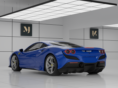 Ferrari F8 Tributo 3D Model