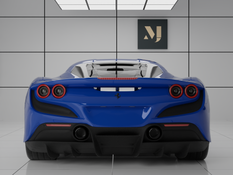 Ferrari F8 Tributo 3D Model