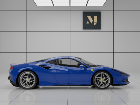 Ferrari F8 Tributo 3D Model