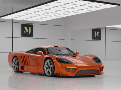 Saleen S7 Twin Turbo Model 3D