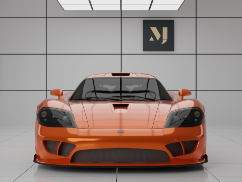 Saleen S7 Twin Turbo Modello 3D
