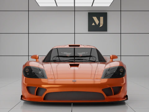 Saleen S7 Twin Turbo 3D Model