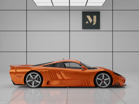 Saleen S7 Twin Turbo 3D Model