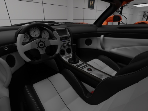 Saleen S7 Twin Turbo Modello 3D