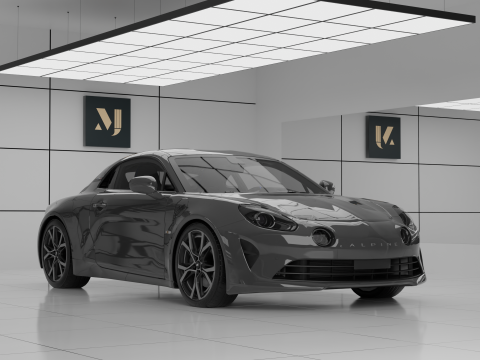 Car Alpine A110 3D Model