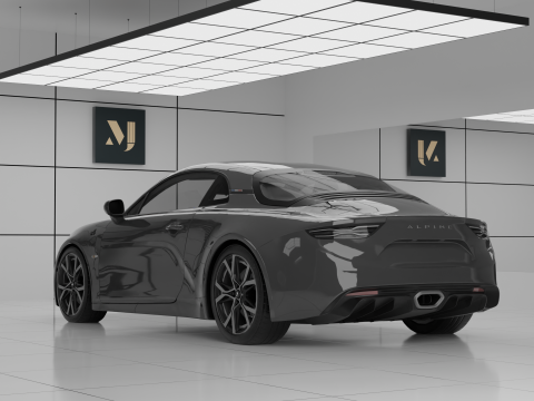 Car Alpine A110 Modello 3D