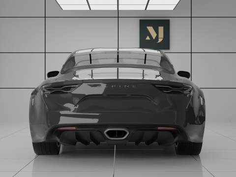 Car Alpine A110 Modello 3D