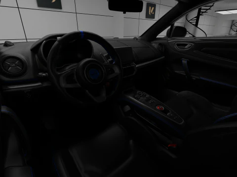 Car Alpine A110 3D Model