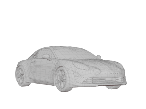 Car Alpine A110 Modello 3D