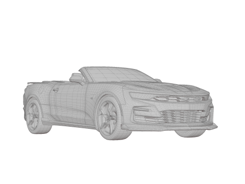 Chevrolet Camaro 2SS Convertible 3D Model