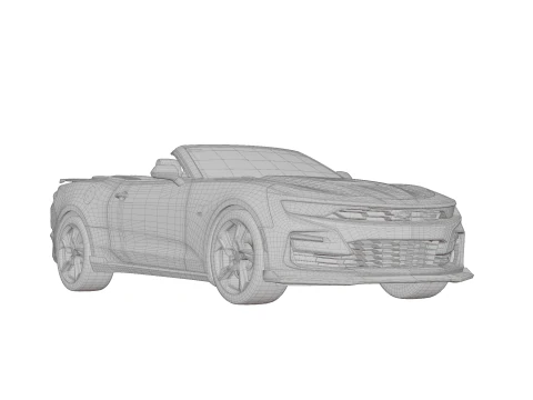Chevrolet Camaro 2SS Convertible 3D Model