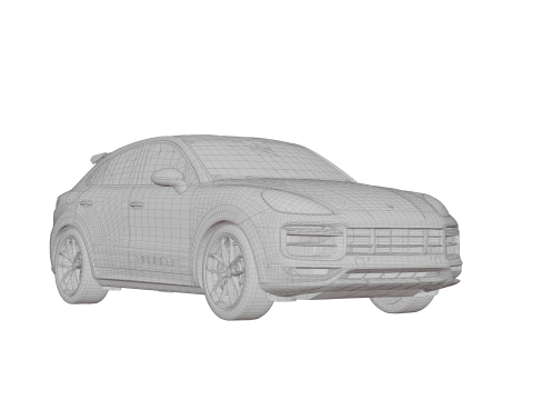 Porsche Cayenne Turbo GT 3D 模型